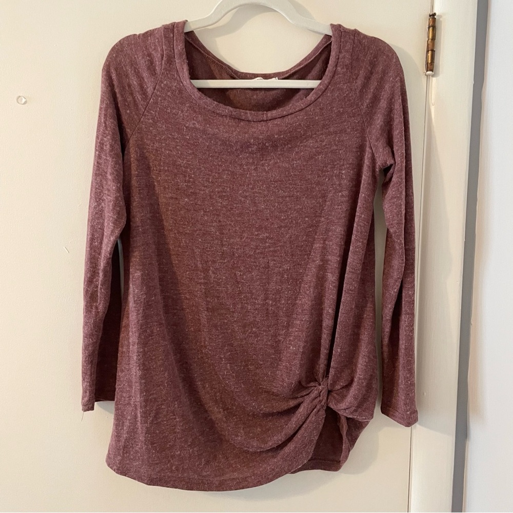 Promesa Maroon Relaxed Tunic